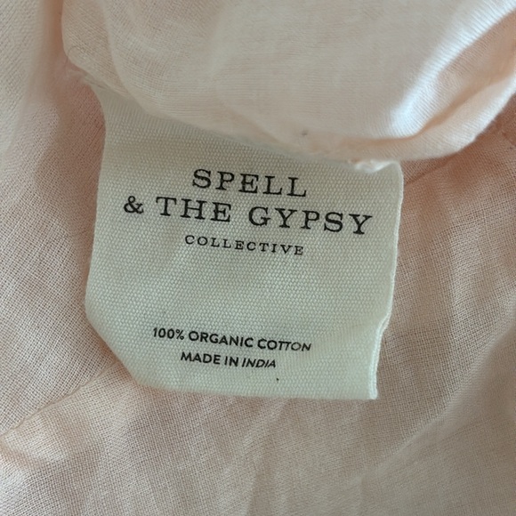 Spell of the Gypsies Honey Blouse in Peach Size Medium - Picture 9 of 9